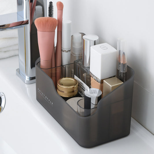 Household Compartment Storage Box Table Mirror Rack