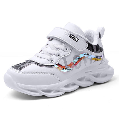 Fashion Color Matching Children's Running Shoes Net Red Shoes