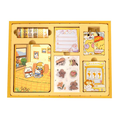 Rainbow Candy Hand Account Gift Box Stationery Set Blind Box
