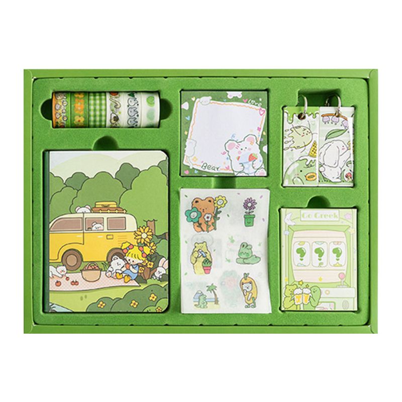 Rainbow Candy Hand Account Gift Box Stationery Set Blind Box