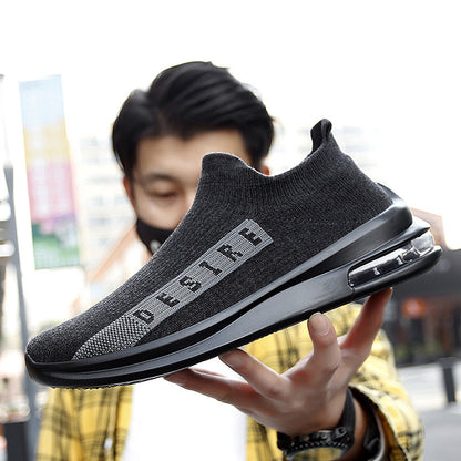 Round-Toe Flying Socks, Air Cushion Shoe Covers, Low-Top Casual Shoes