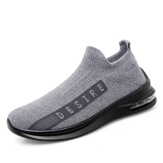 Round-Toe Flying Socks, Air Cushion Shoe Covers, Low-Top Casual Shoes