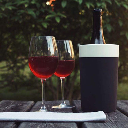 Red Dot Design Award Cold Insulation Ceramics Black Flagon Ice Bucket Flagon