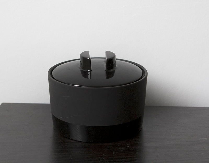 Red Dot Design Award Cold Insulation Ceramics Black Flagon Ice Bucket Flagon