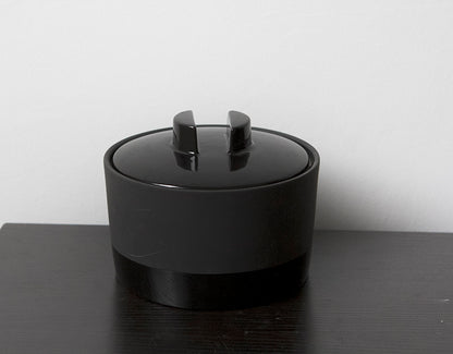 Red Dot Design Award Cold Insulation Ceramics Black Flagon Ice Bucket Flagon