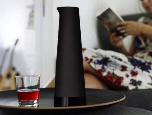 Red Dot Design Award Cold Insulation Ceramics Black Flagon Ice Bucket Flagon