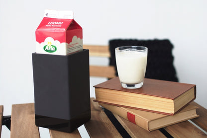 Red Dot Design Award Cold Insulation Ceramics Black Flagon Ice Bucket Flagon