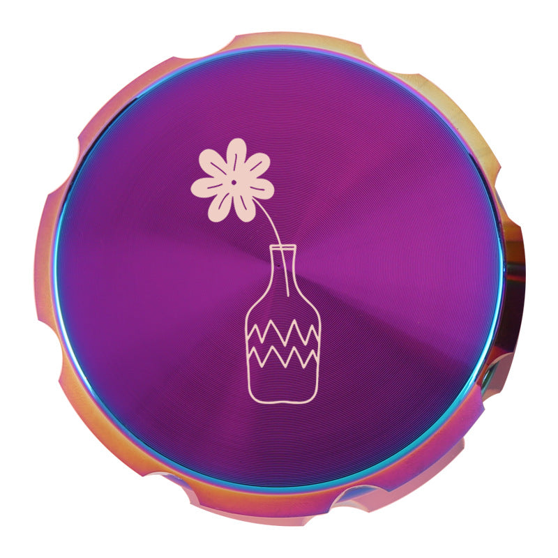 Colorful Metal Zinc Alloy Smoke Crusher Cross-border Smoke Grinder