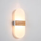 Wooden LED Wall Lamp Simple Modern Living Room Study Bedroom Bedside Lamp