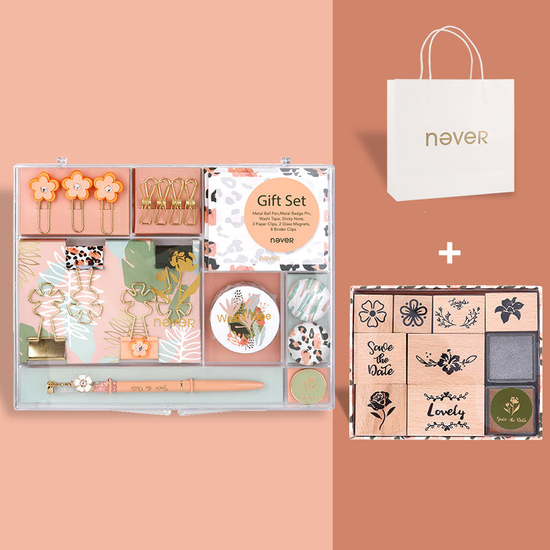 Combination School Supplies Gift Box College Students Hand Account Making Tools To Send Gift Bags