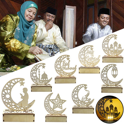 Moon Hollow Letters With Led Lights