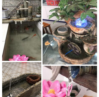 Solar Panel Powered Water Fountain Pool Pond Garden Water Sprinkler Sprayer with Water Pump & 3 Spray Heads