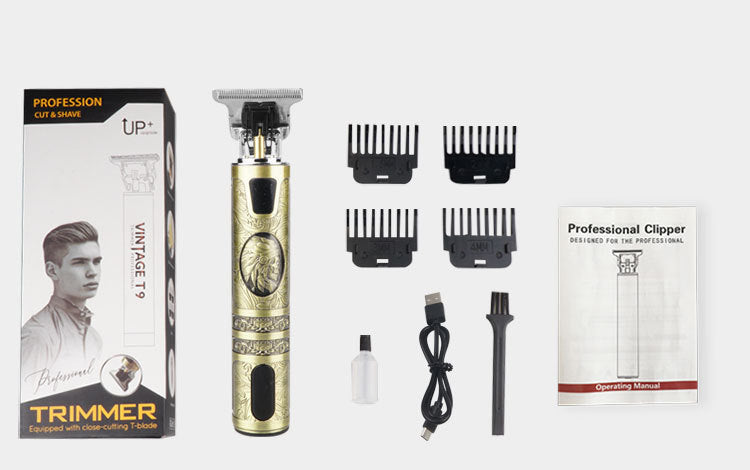 Oil Head Electric Clipper T9 Buddha Head Skull Head