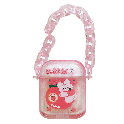 Compatible with Apple, Quicksand Bracelet For Airpods Earphone Case