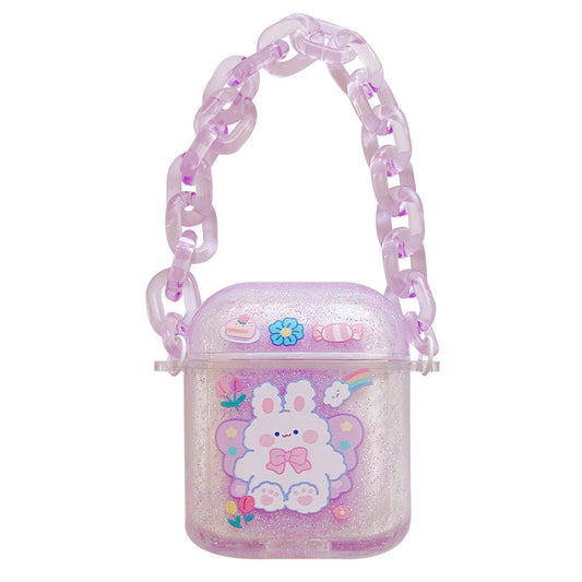 Compatible with Apple, Quicksand Bracelet For Airpods Earphone Case