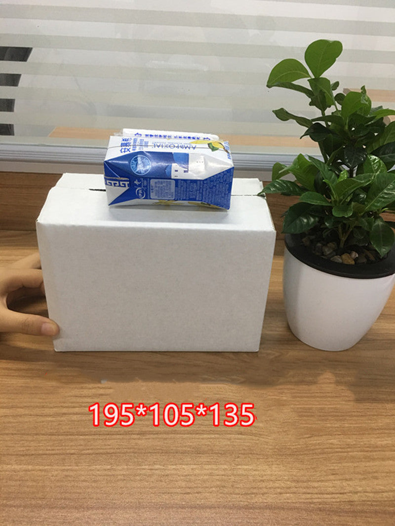 White Carton Express Carton White Palpable Mouth Box