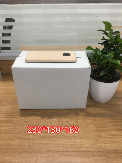 White Carton Express Carton White Palpable Mouth Box