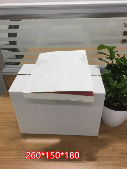 White Carton Express Carton White Palpable Mouth Box