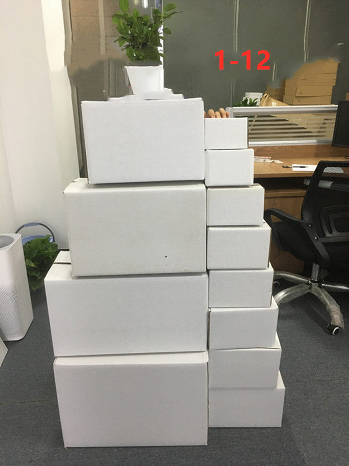 White Carton Express Carton White Palpable Mouth Box