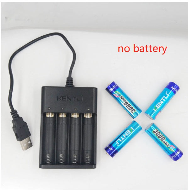 USB charger for rechargeable lithium battery