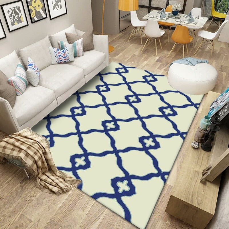 ins Style Simple Modern Nordic Sofa Living Room Carpet Bedroom Coffee Table Blanket Room Bedside Mats Can Be Customized