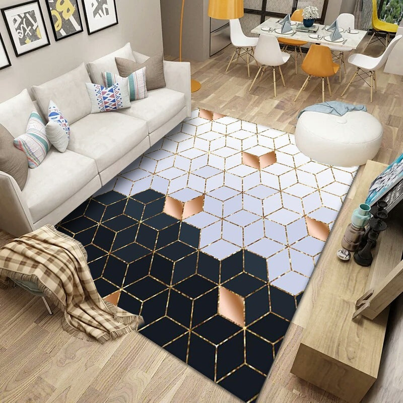 ins Style Simple Modern Nordic Sofa Living Room Carpet Bedroom Coffee Table Blanket Room Bedside Mats Can Be Customized