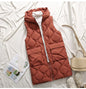 Hooded Plus Size Cotton Vest Womens Sleeveless Vest
