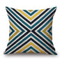 Modern Abstract  Art Geometric Pillowcase Color Irregular Diamond Pattern Pillowcase Sofa Linen Pillowcase