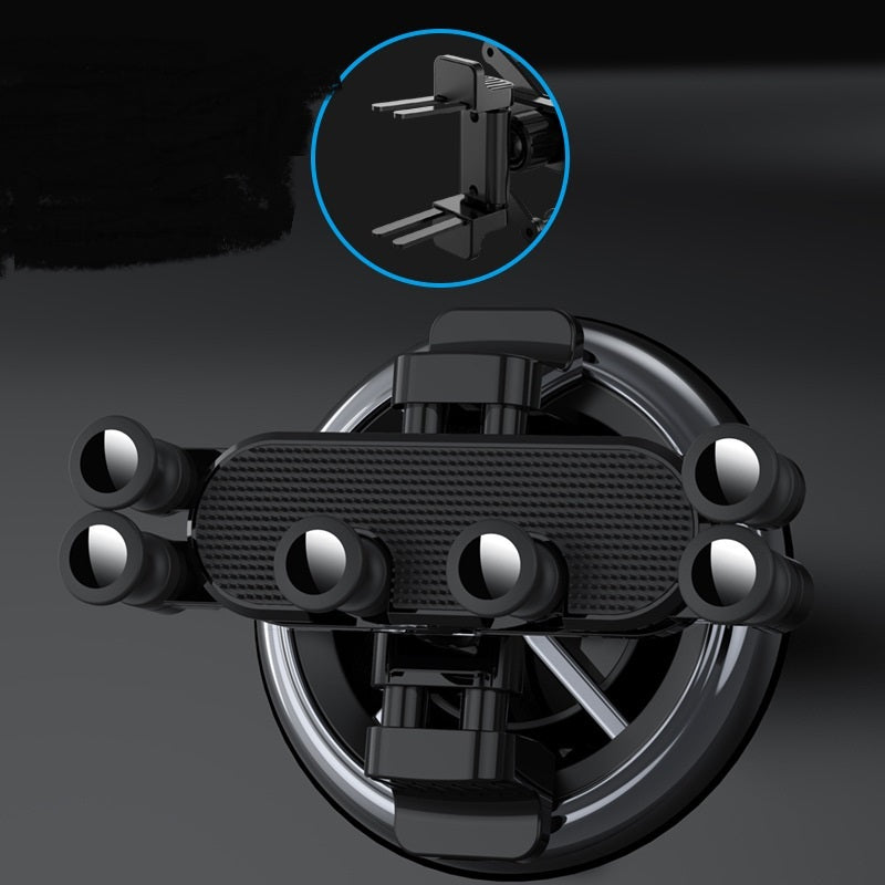 Multifunctional Round Air Outlet Car Phone Holder Bracket