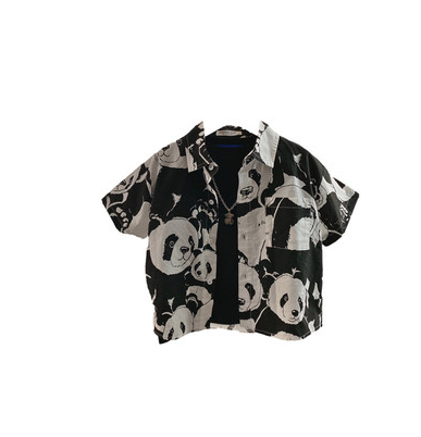 Chaogongguan Spring And Summer New Children"S Manyin Panda Shirt