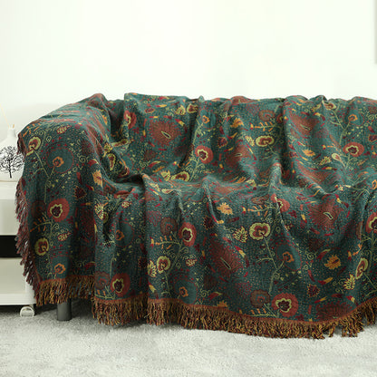 Japanese-Style Cotton Four-Layer Double-Sided Sofa Cover Cloth Towel Quilt Sofa Cushion Cover Blanket
