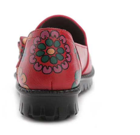 Ethnic Style Mother Shoes Autumn Women Soft-Soled Lazy Shoes Comfortable Women's Shoes Middle-Aged And Elderly Flat Shoes - FLIPSTYLEZLLC