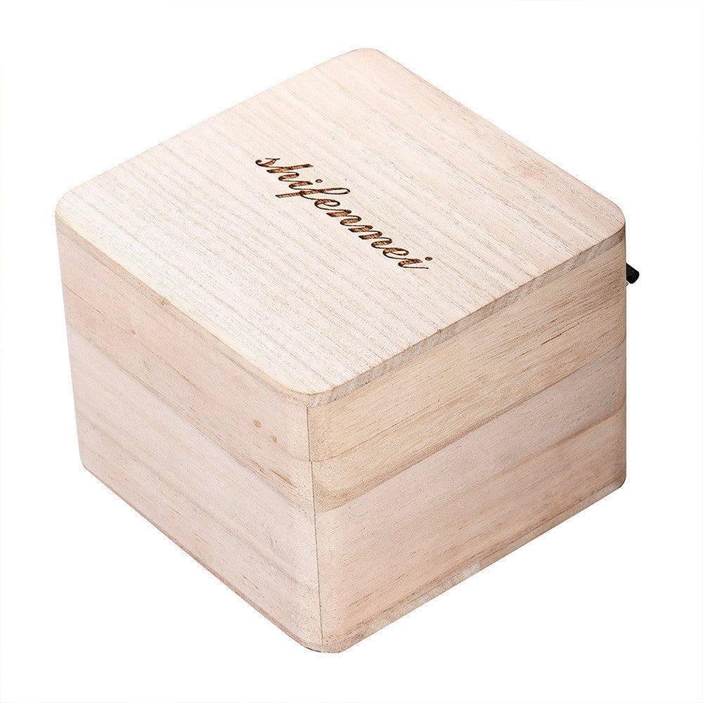 Shifenmei Square Linen Pillow Douyin New Men's Watch Gift Box