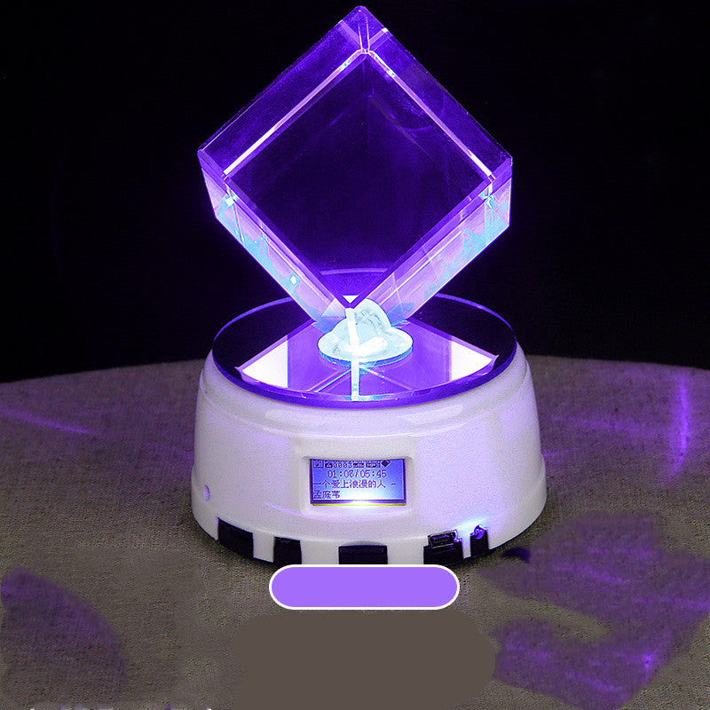 Music Box Music Box Crystal Ball Diy Customized Photo Tanabata Valentine Day Bluetooth - FLIPSTYLEZLLC