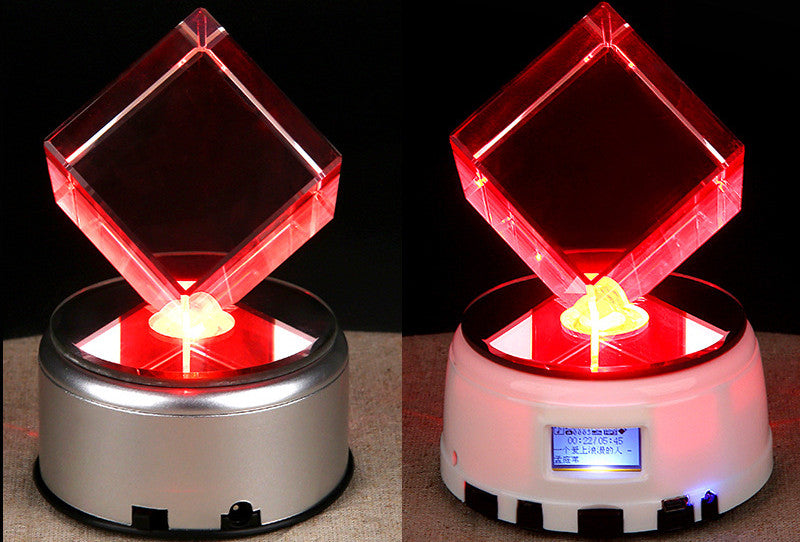 Music Box Music Box Crystal Ball Diy Customized Photo Tanabata Valentine Day Bluetooth - FLIPSTYLEZLLC