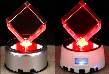 Music Box Music Box Crystal Ball Diy Customized Photo Tanabata Valentine Day Bluetooth - FLIPSTYLEZLLC