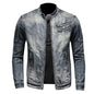Men's Denim Jacket Plus Size Casual Fashion Slim Denim Jacket