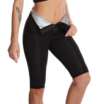 Women s Ninth Yoga Pants With Silver Coating Sweatpants