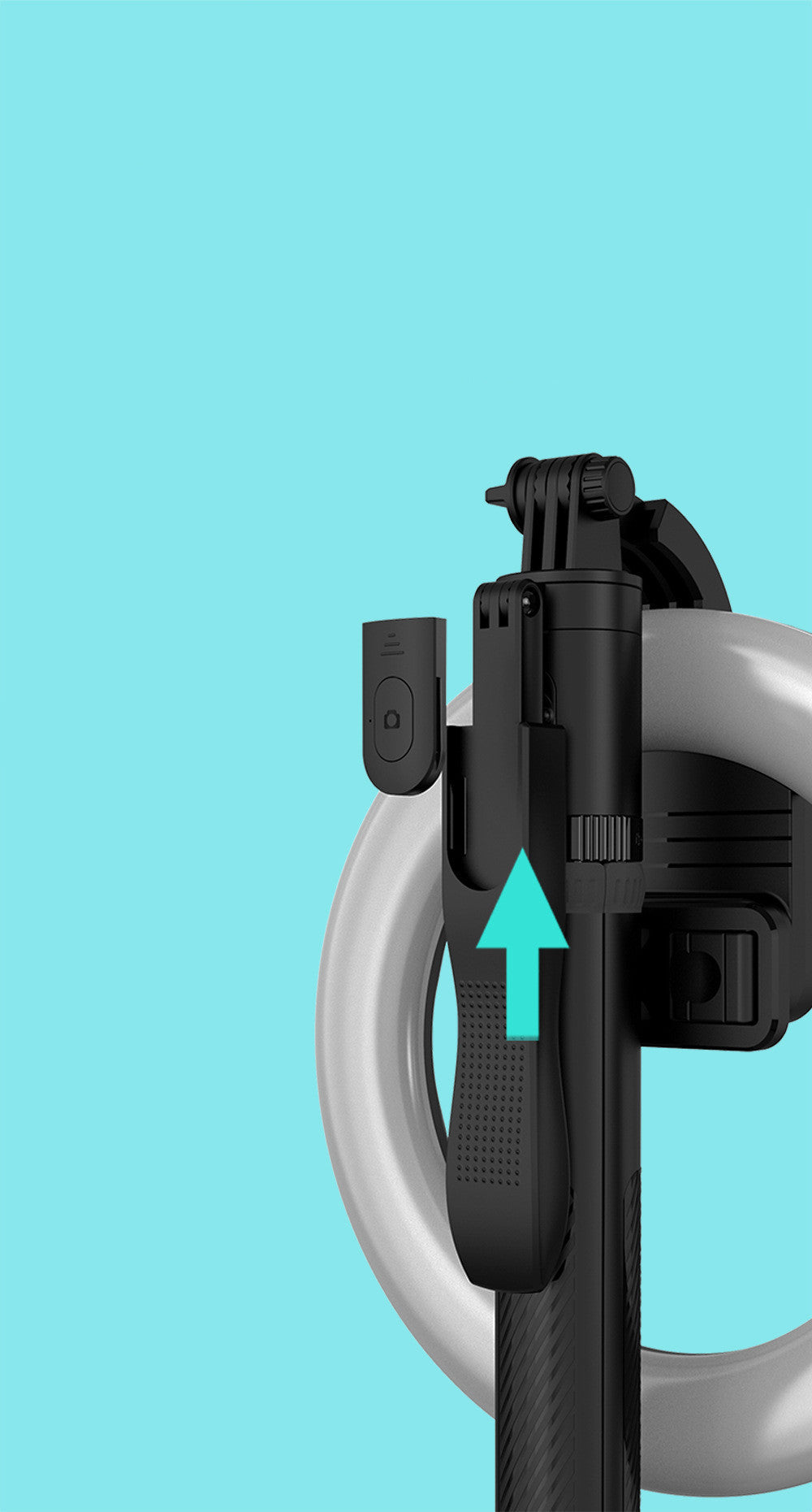 Compatible with Apple, Integrated Headlight, Bluetooth Tripod, Rechargeable Light, Selfie Stick Set, Live Light