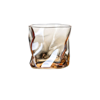 Creative European Style Irregular Wine Glass Bar Beer Whiskey Glass Home Party Juice Drink Glass