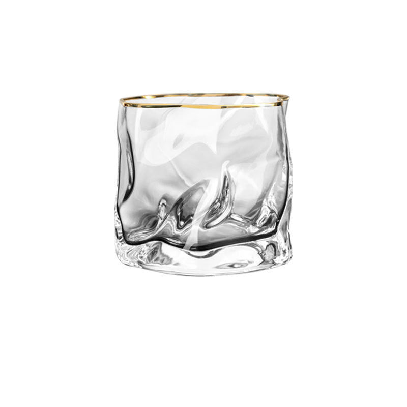 Creative European Style Irregular Wine Glass Bar Beer Whiskey Glass Home Party Juice Drink Glass