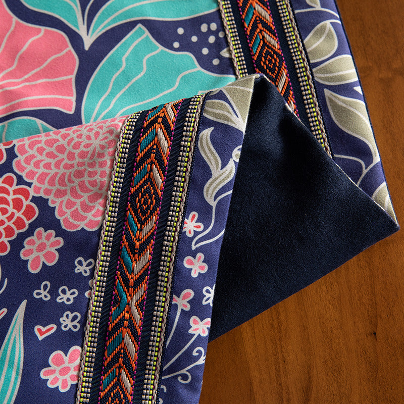 Cross-Border Supply Of Nordic Embroidery Table Runner Household Table Table Runner Custom Restaurant Hotel Homestay Decoration Tablecloth Wholesale