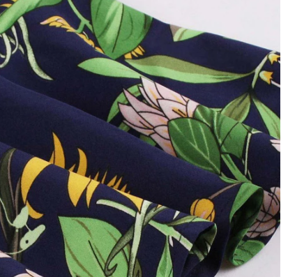 Hot Sale New Product Women'S V-Neck Ruffle Skirt Printed Sleeveless Dress