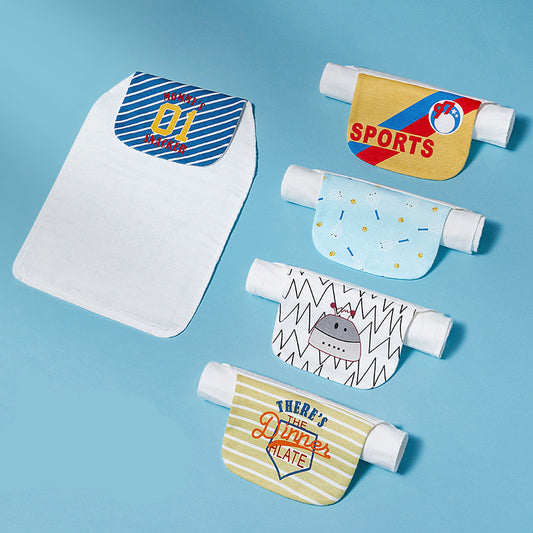 Baby Cotton Sweat-absorbent Towel, Sweat Towel Pad Back