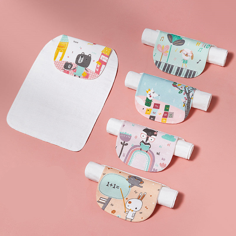 Baby Cotton Sweat-absorbent Towel, Sweat Towel Pad Back