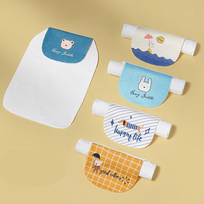 Baby Cotton Sweat-absorbent Towel, Sweat Towel Pad Back