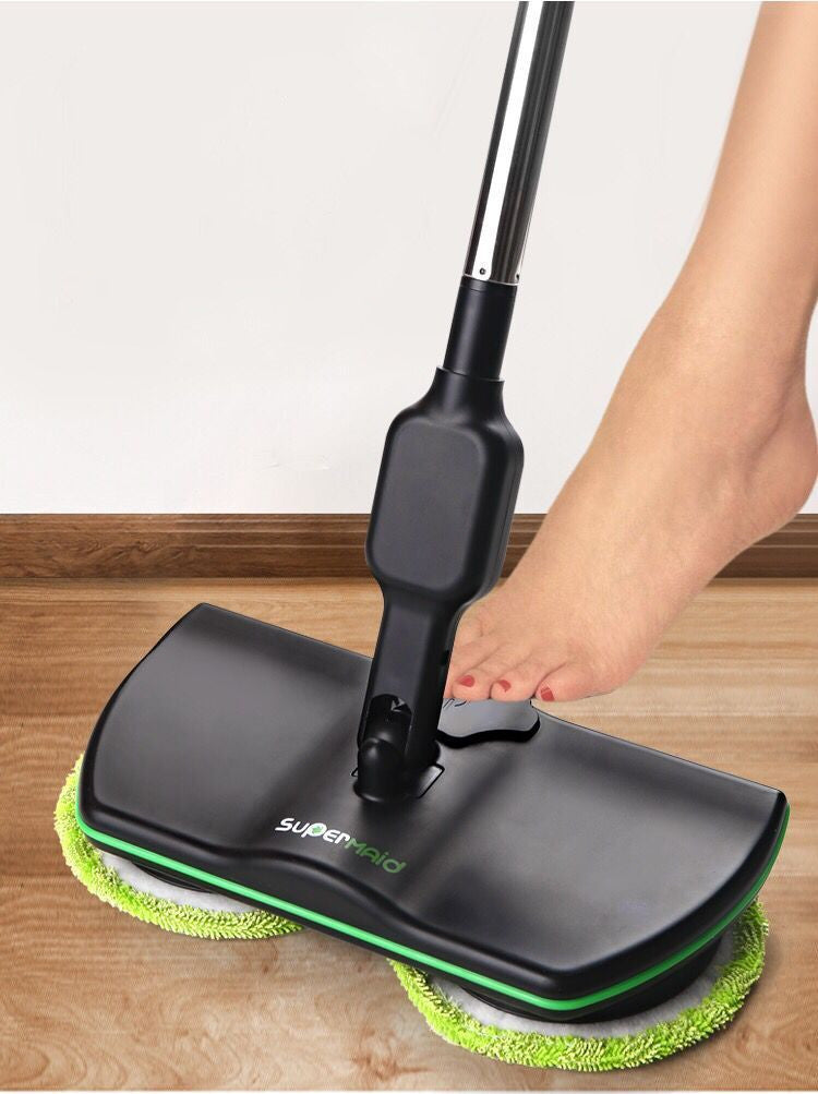 TV New Product Super Maid Wireless Electric Rotary Mop Cleaning And Waxing Multifunctional Electric Sweeper