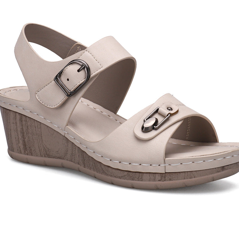 Fashion Wedge Heel Ladies Plus Size Sandals