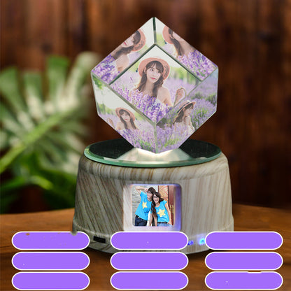 Music Box Music Box Crystal Ball Diy Customized Photo Tanabata Valentine Day Bluetooth - FLIPSTYLEZLLC