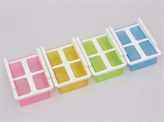 Twitch Type Sorting Storage Rack Creative Multi-Functional Refrigerator Fresh-Keeping Partition Multi-Layer Finishing Storage Rack